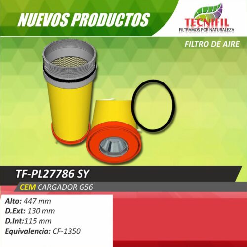 Tecnifil Filtración Cargadores TF-PL27786 SY