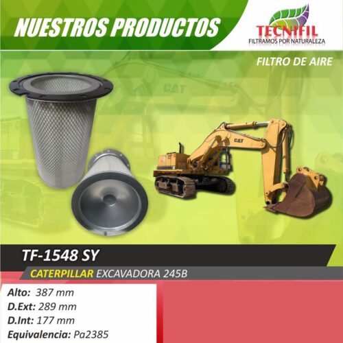 TF1548 SY CATERPILLAR EXCAVADORA 245B TECNIFIL COLOMBIA