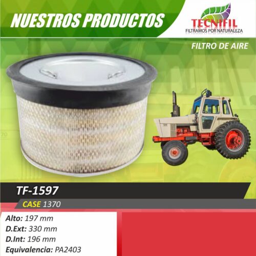 Filtro de aire CASE TEcnifil-TF-1597-Filtracion-Colombia