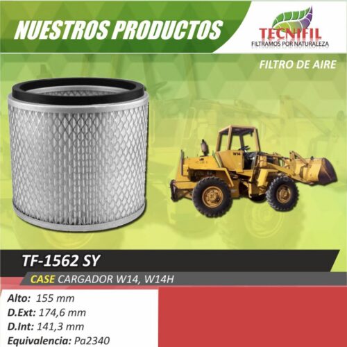 TF-1562 SYCASE CARGADOR W14, W14HTF-1562SY • Tecnifil Filtros ·Vehículos ·Agro