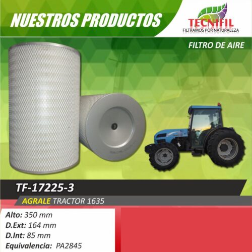 TECNIFIL TF-17225-3 AGRALE TRACTOR 1635 COLOMBIA