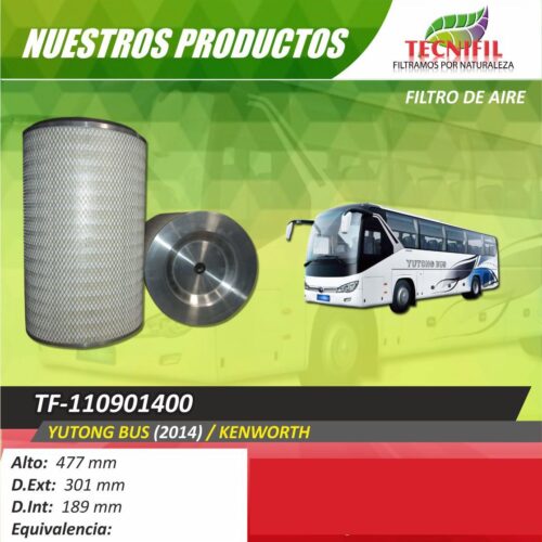 TF-110901400 Filtro de aire Tecnifil