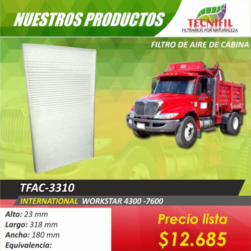 Filtros de aire tfac-3310 Tecnifil International