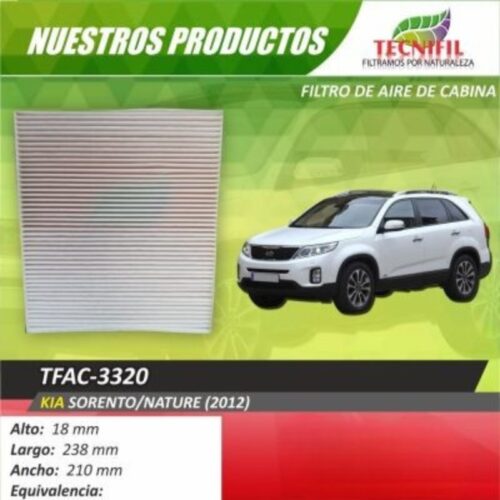 TFAC 3320 Filtro de aire para KIA SORENTO NATURE TECNIFIL COLOMBIA