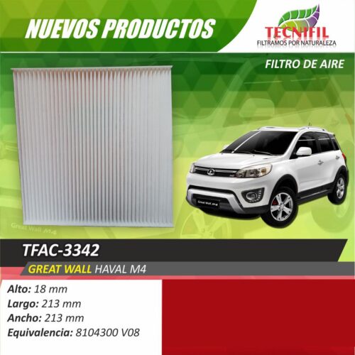 Tecnifil Filtros Great Wall aire TFAC-3342