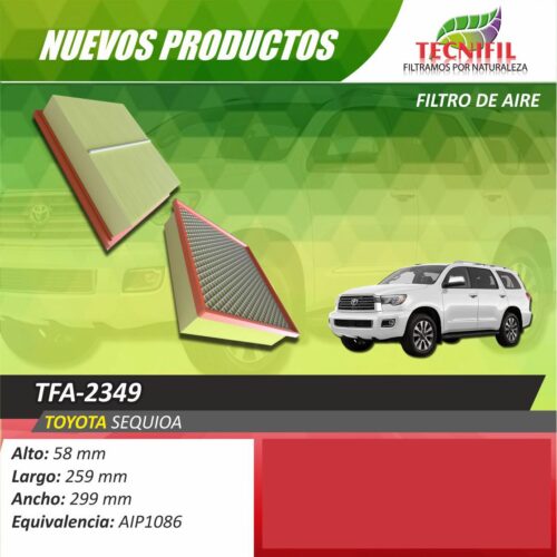 TEcnifil Filtros de aire Toyota TFA-2349