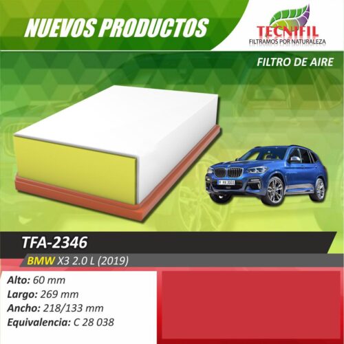TEcnifil Filtros de aire carros BMW TFA-2346
