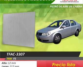 TFAC 3307 Filtro de aire cabina