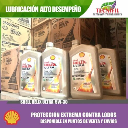 Aceite Shell Helix Ultra 5W 30 Tecnifil