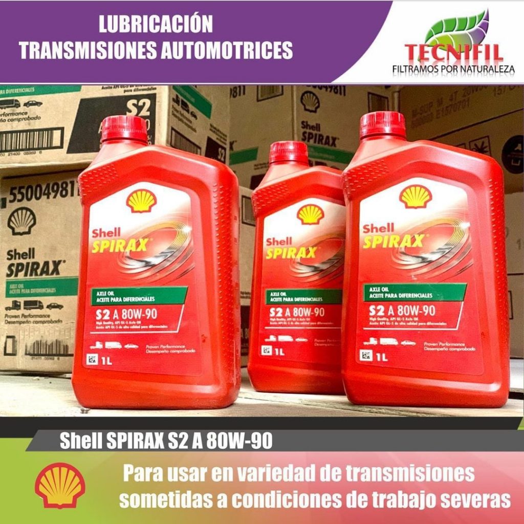 Aceite Shell Spirax 80 W 90 S2 Tecnifil