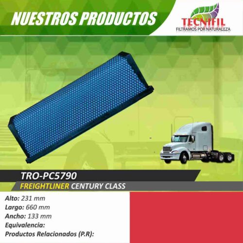 Filtro de aire TRO-PC5790 CAMIONES FREIGHTLINER CENTURY CLASS COLOMBIA