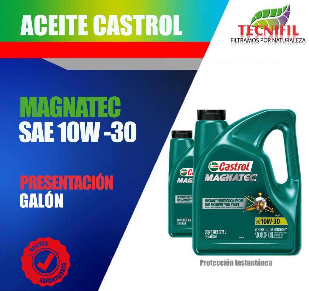 Aceite Castrol Gtx 10w40 Galón + Cuarto