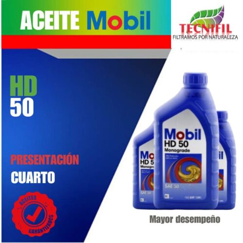 COMPRAR ACEITE MOBIL HD 50 distribuidor TEcnifil Colombia