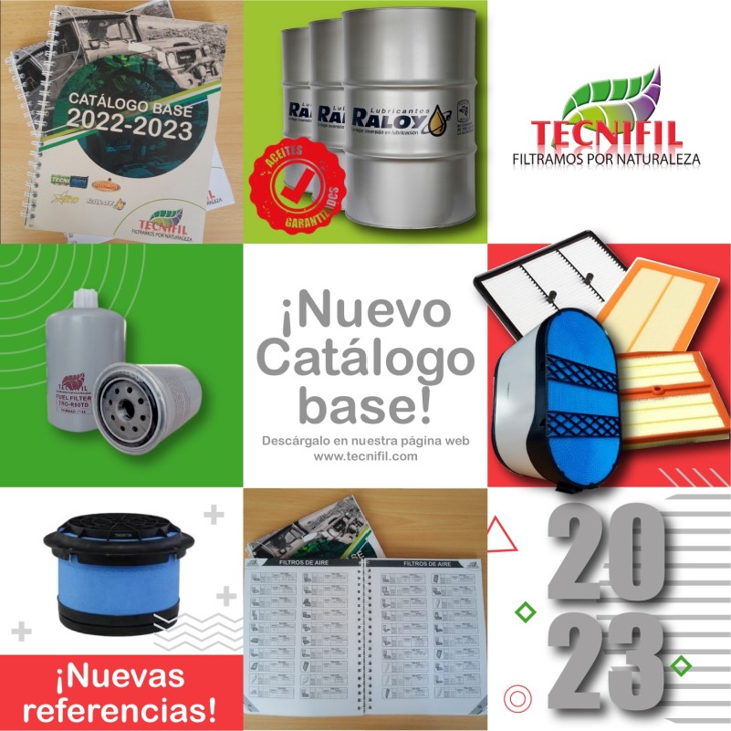 Catalogo de filtración lubricación descarga Tecnifil 2023 Colombia