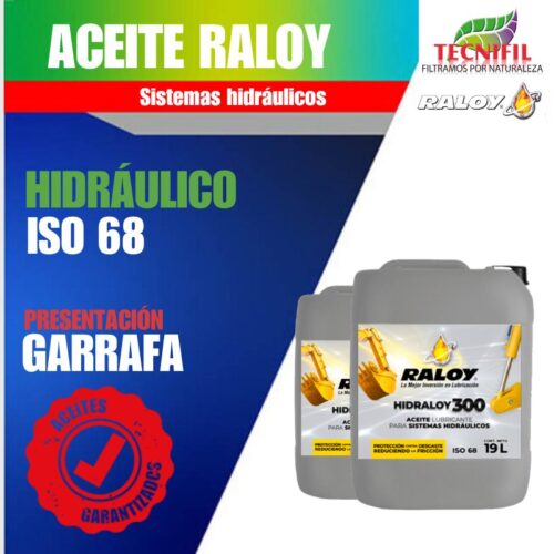 Comprar RALOY hidráulico iso 68 Referencias Colombia Tecnifil