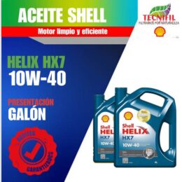 Aceite 10w40 SHELL HX5 Galon (4L)