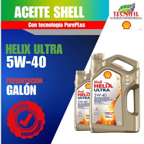 ACEITE SHELL HELIX ULTRA 5W 40 GALÓN TECNIFIL
