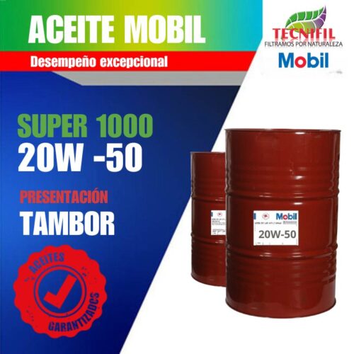comprar ACEITE SUPER 1000 20W50 TAMBOR Tecnifil Colombia