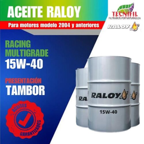 Comprar Aceite RALOY 15W 40 Tambor Colombia Tecnifil