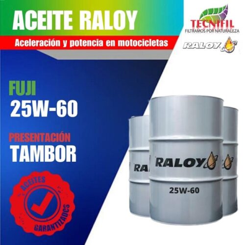 Comprar aceite RALOY FUJI 25W60 Motos Tecnifil Colombia