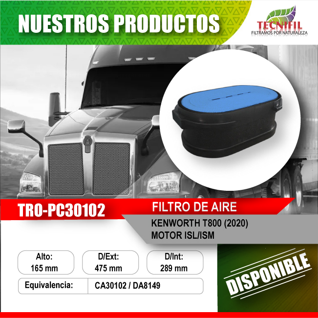 TRO-PC_TROPC30102-FILTRO-DE-AIRE-PESADO-KENWORTH-T800-2020-MOTOR-ISL-ISM-TECNIFIL-COLOMBIA