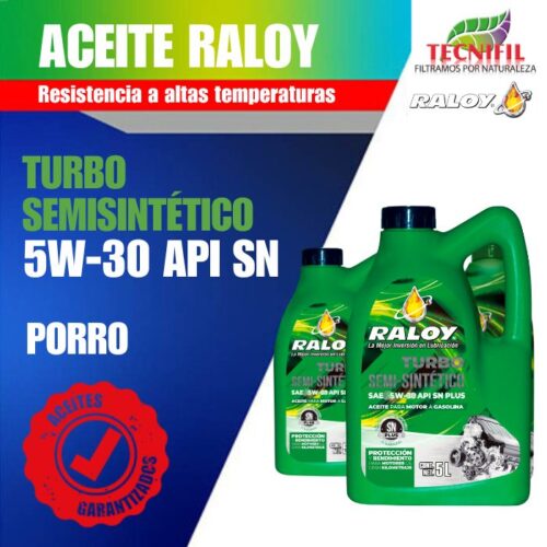 Aceite RALOY TURBO 5W30 Tecnifil Colombia_