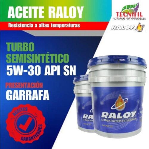 Comprar Aceite RALOY TURBO 5W30 semisintético Garrafa Tecnifil Colombia__