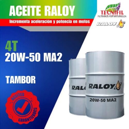 Comprar RALOY 4T 20W-50 tambor Tecnifil Colombia