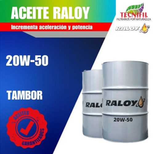 Comprar Aceite Raloy 20W 50 Tambor Tecnifil Colombia