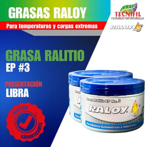 Comprar Grasa Ralitio Raloy 3 45 gramos Libra Tecnifil Colombia