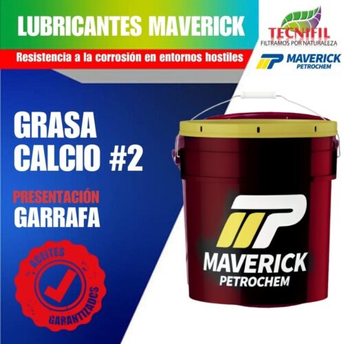 Comprar lubricantes MAVERICK GRASA CALCIO 2 GARRAFA ROJA Tecnifil Colombia_