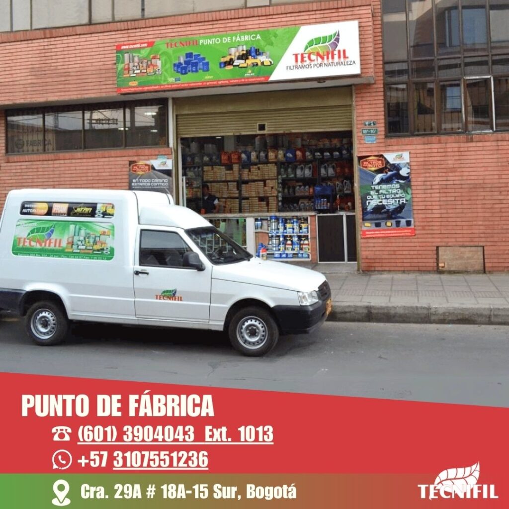 Punto de Fábrica Tecnifil Colombia Contacto