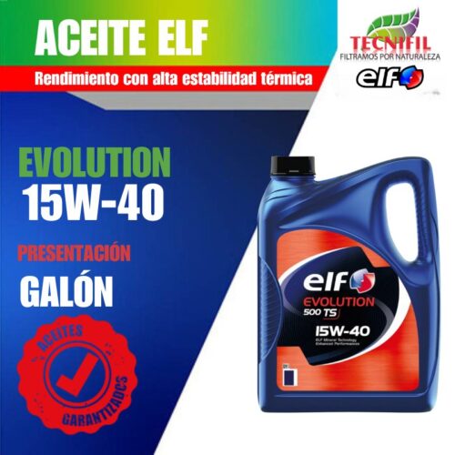 Comprar Aceite ELF EVOLUTION 15W 40 GALÓN Colombia Tecnifil