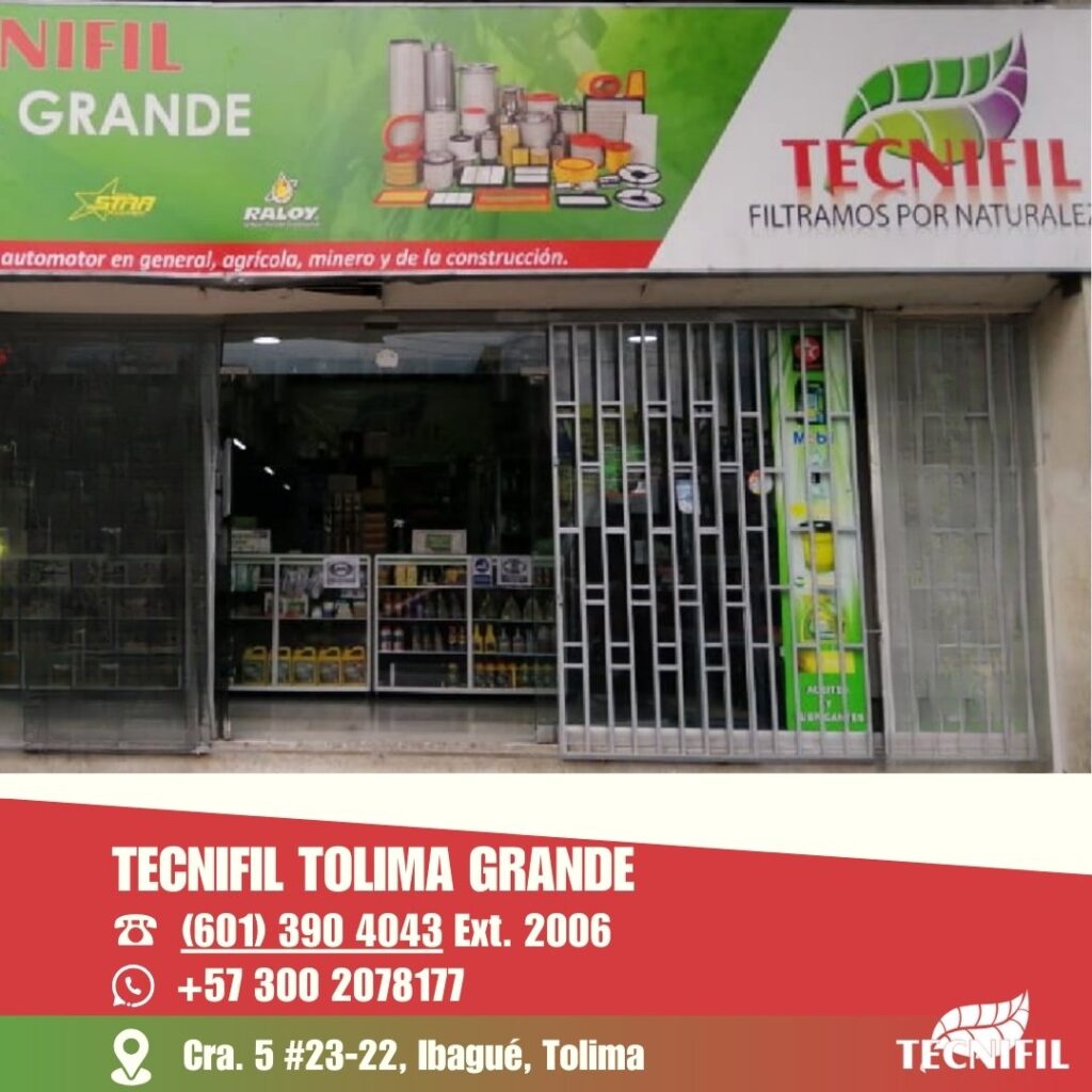 Tecnifil Tolima Grande Ibagué Puntos de Venta y Servicio Colombia