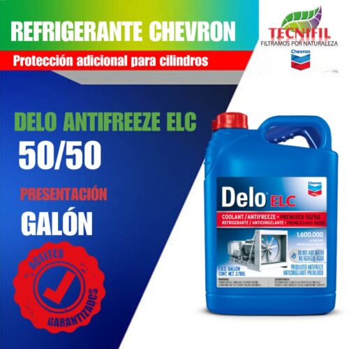 CHEVRON REfrigerante 5050 DELO ELC Galón Tecnifil Colombia