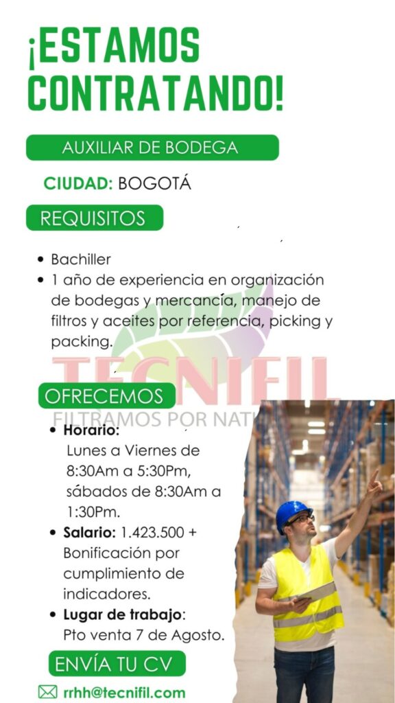 Vacantes Abril Tecnifil Colombia1