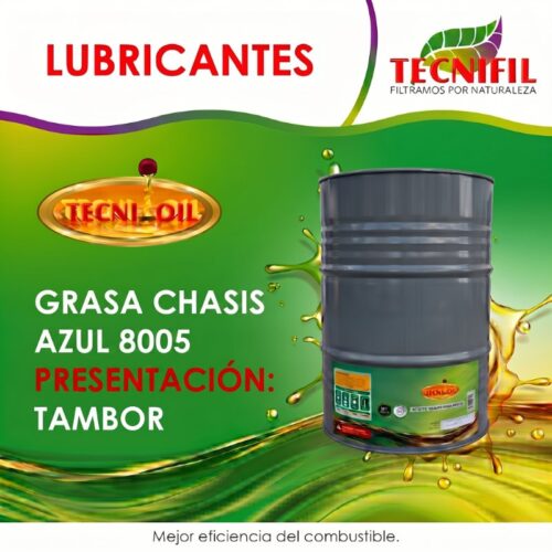 COMPRAR TECNIOIL GRASA CHASIS AZUL 8005 TAMBOR 140KG TECNIFIL COLOMBIA