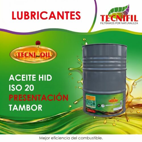 TECNIOIL ACEITE HID ISO 20 TAMBOR TECNIFIL COLOMBIA